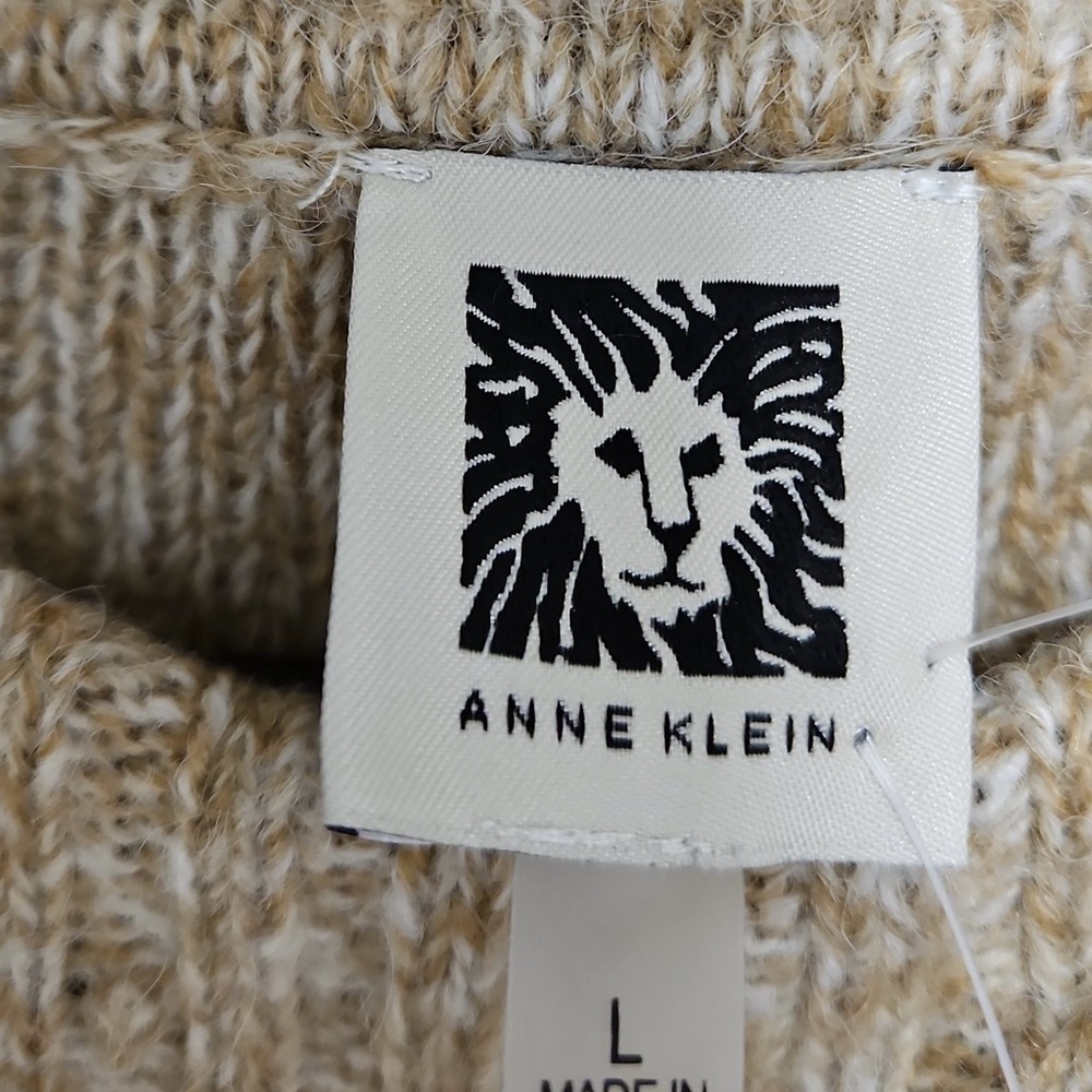 Anne Klein Beige Turtleneck Sweater - Picture 4 of 6